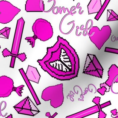 Gamer Girl Retro 8-Bit Pink