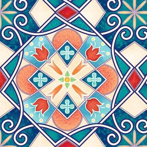 Spanish Spring Tile