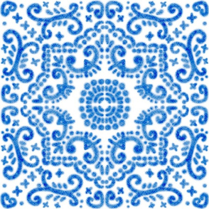 Spanish Tile N9 Cobalt