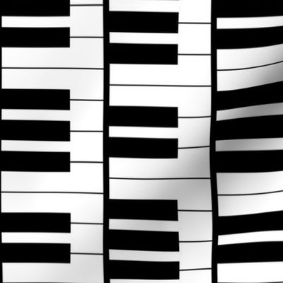 Three Inch Vertical Half-Drop Piano Keys