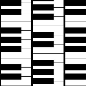 Three Inch Vertical Half-Drop Piano Keys