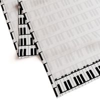 Three Inch Horizontal Piano Keys