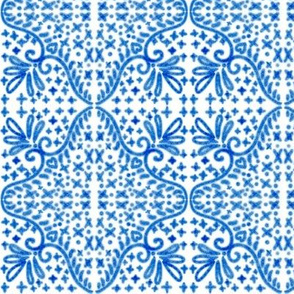 Spanish Tile N3 Cobalt