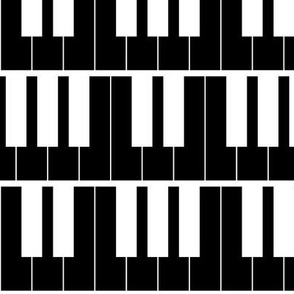 Three Inch Horizontal Half-Brick Harpsichord Keys