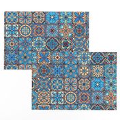 Bright Blue Spanish Tiles