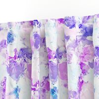 Ultra Violet Water Color Floral 