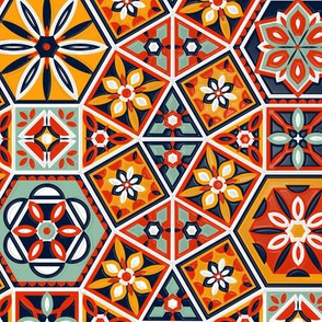 Bright Spanish Tiles