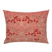 MTM 142cm x 2meter, romance poppies, tea rose