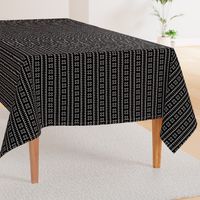 African Mud Cloth  // Black // Small