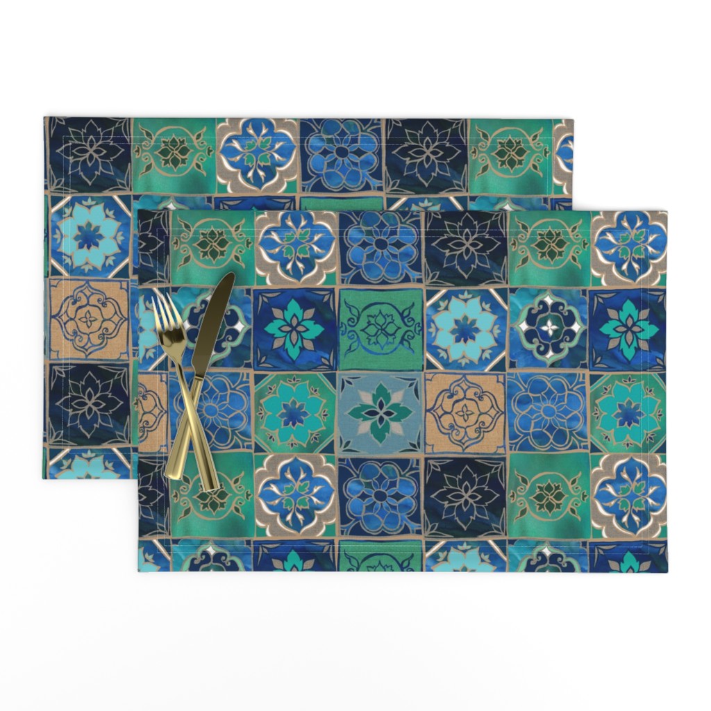 Dreams of the Azure Sea - Tile Pattern