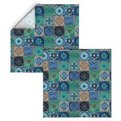 Dreams of the Azure Sea - Tile Pattern