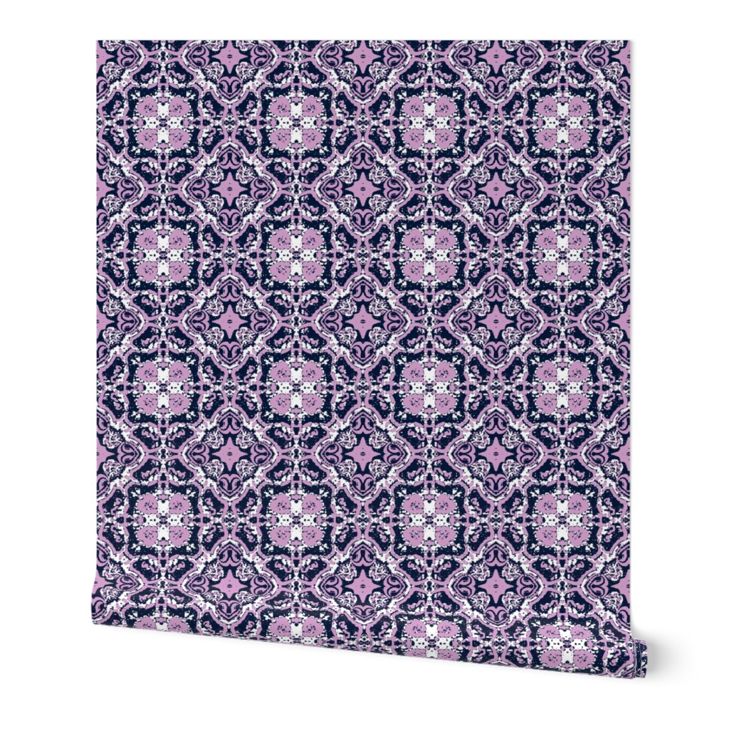 Navy-Orchid-White Fractal