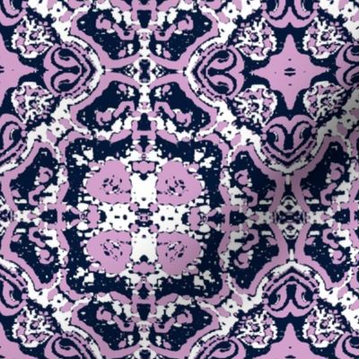 Navy-Orchid-White Fractal