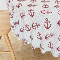 Rustic Red Anchors