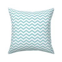 chevron wide blue - christmas wish collection