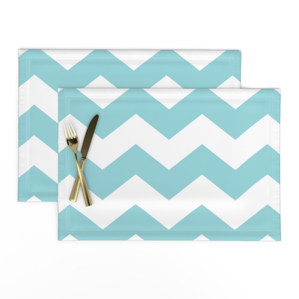 chevron wide blue LG - christmas wish collection