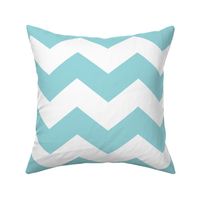 chevron wide blue LG - christmas wish collection