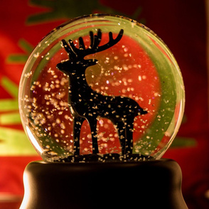 Christmas snow globe