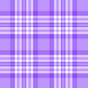 Lavender Purple Plaid Gingham Check