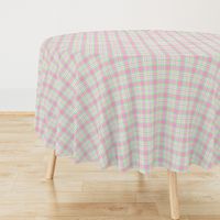 Pink Mint Green Plaid Gingham Check