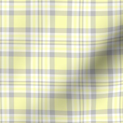 Yellow Gray Grey Plaid Gingham