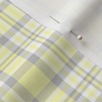 Yellow Gray Grey Plaid Gingham