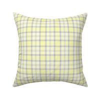 Yellow Gray Grey Plaid Gingham