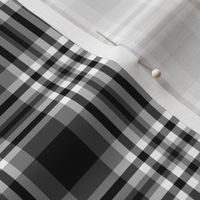 Black Plaid Gingham Check 