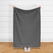 Black Plaid Gingham Check 