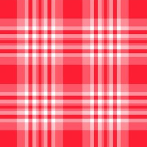 Red Plaid Gingham Check 