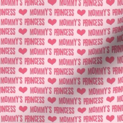 Mommy's Princess - pink on pink C18BS