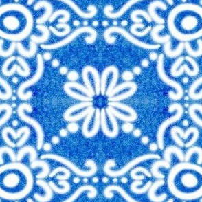 Spanish Tile N1 Cobalt reversed