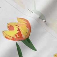 Tulips on fire