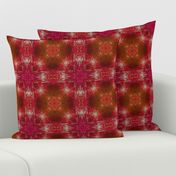 NEW WEAVE KILIM FUCHSIA RED ECRU ORANGE 3