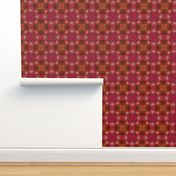 NEW WEAVE KILIM FUCHSIA RED ECRU ORANGE 3