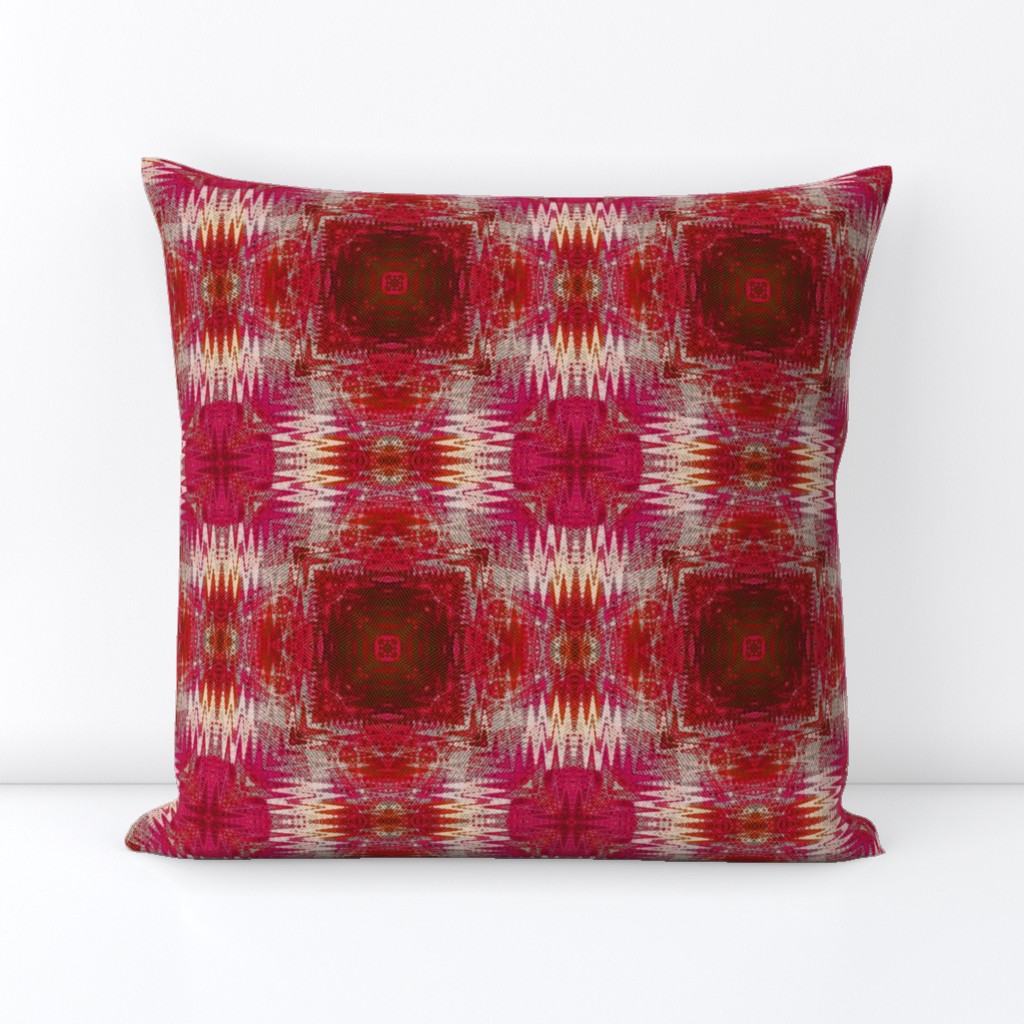 NEW WEAVE KILIM FUCHSIA RED ORANGE 5