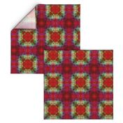 NEW WEAVE KILIM FUCHSIA RED PURPLE GREEN 5