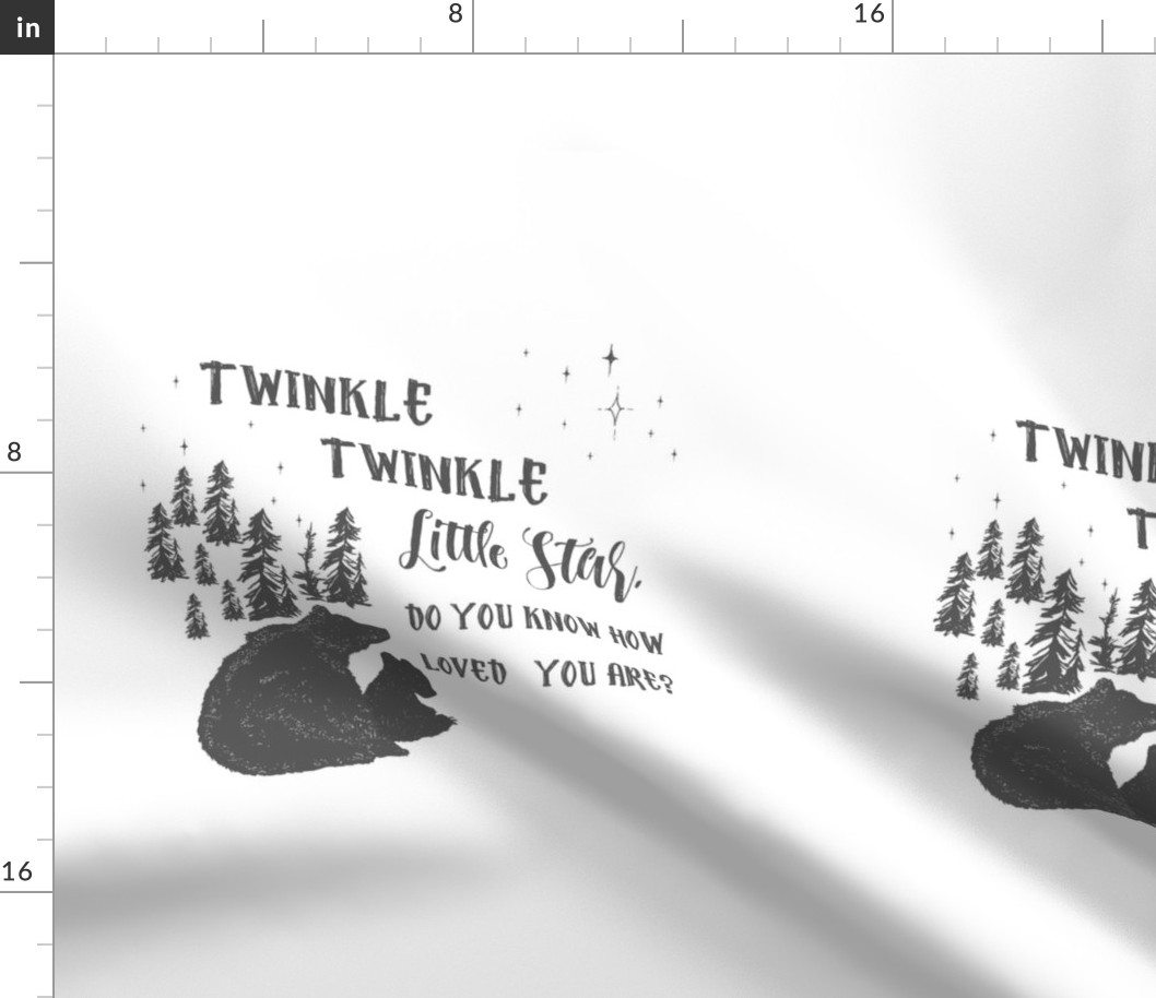14"x18" / 10"x10" Illustration / Twinkle Twinkle Bears