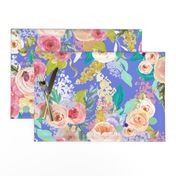 Pastel Garden Spring Floral // Periwinkle