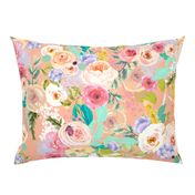 Pastel Garden Spring Floral // Peachy