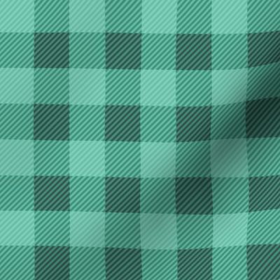 Buffalo Plaid Teal Green