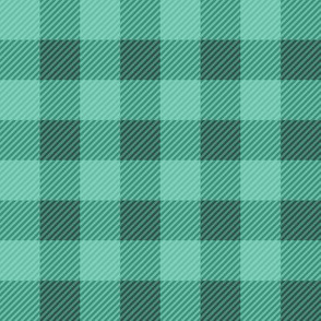 Buffalo Plaid Teal Green