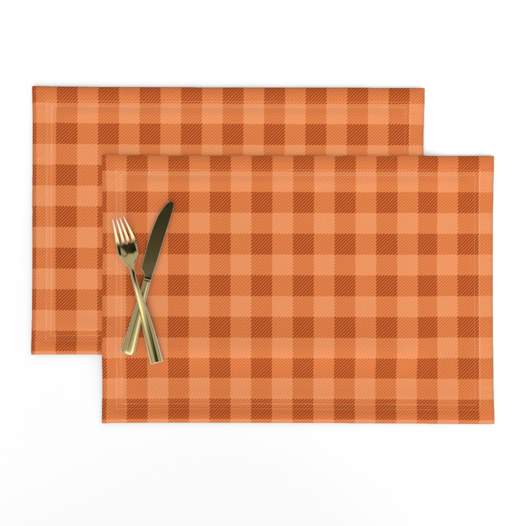 Buffalo Plaid Orange