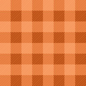 Buffalo Plaid Orange