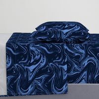 Marbled Paper DEEP COBALT