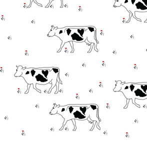 Cows in Field of Love