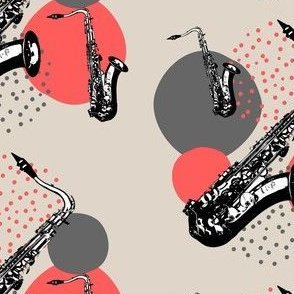 Saxophone and Dots