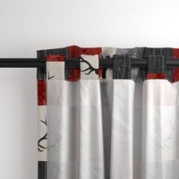 Adventure Awaits Quilt- Grey,  Black and Red