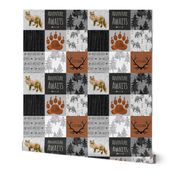 Adventure Awaits with Fox - Rust, Black, Grey, White - Little Man