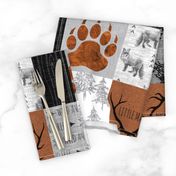 Adventure Awaits with Fox - Rust, Black, Grey, White - Little Man